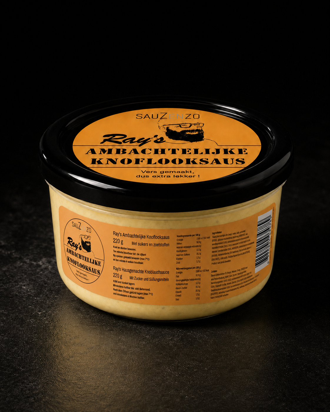 Ray's Ambachtelijke Knoflooksaus potje 220 gram
